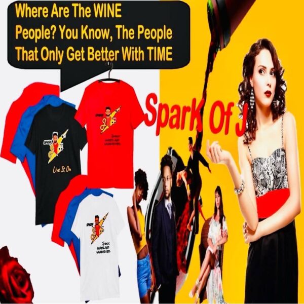 Spark of J t-shirt promotion advertisement
